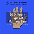 50 Different types of Marriage line - Palmist Manish