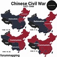 Chinese Civil War, 1927-1949. - Maps on the Web