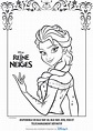 Coloriage officiel de la reine des neiges- Elsa la Reine des Neiges ...