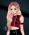 Pin by Jenjendukkie on Kpop illustration | Pink drawing, Rosé anime ...