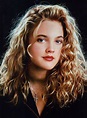 Drew Barrymore | 90s hairstyles, Curly hair styles, 80s hair