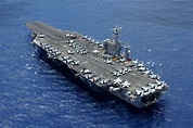 aircraft carrier USS Dwight D. Eisenhower (CVN 69). http://www.navy.mil ...