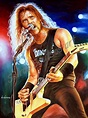 James Hetfield, Metallica painting portrait | canvas print for sale ...