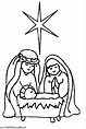dibujo-de-nacimiento-de-jesus-nazaret-002 | Páginas para colorear de ...