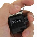 High 1pcs Hand Tally Click Counter with 4 Digital Number Finger Display ...