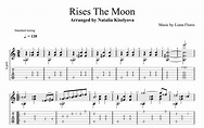 Rises the Moon for guitar. Guitar sheet music and tabs.