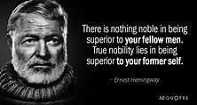 TOP 25 QUOTES BY ERNEST HEMINGWAY (of 798) | A-Z Quotes