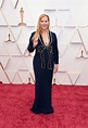 Amy Schumer Shines in Plunging Bow Dress on Oscars 2022 Red Carpet ...