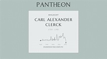 Carl Alexander Clerck Biography - Swedish entomologist and ...