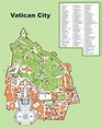 Large detailed tourist map of Vatican city | Vatican | Europe ...
