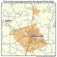 Aerial Photography Map of Glennville, GA Georgia