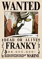 Wanted Poster One Piece Template