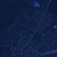 Syzran Vector Map - Dark Blue (AI,PDF) | Boundless Maps