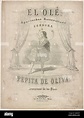 El olé Additional title: Unidentified dance. Durán y Ortega, Josefa ...
