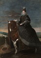 Diego Velázquez Queen Margaret of Austria on Horseback (ca.1635) Museo del Prado, Madrid, Spain ...