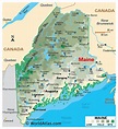Maine Maps & Facts - World Atlas