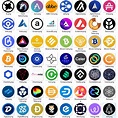 200 Crypto Logos Digital Download Cryptocurrency Graphic - Etsy