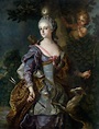 1765 Luise Henriette Wilhelmine von Anhalt-Dessau as Diana by Charles ...