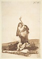Goya (Francisco de Goya y Lucientes) | A woman attacking a sleeping man ...