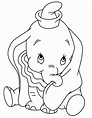 Dumbo der Elefant ruht Malbuch zu drucken und online