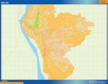 Mapa de Neiva en Colombia plastificado | Mapas para Colombia y América ...