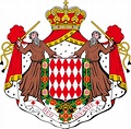 Coat of arms of Monaco vector svg file | Etsy