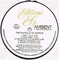 Ambient 2 (the plateaux of mirror) by Harold Budd / Brian Eno, 1980, LP ...