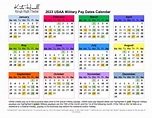 2023 USAA Military Pay Dates - With Printables • KateHorrell