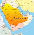 Large Detailed Map Of Saudi Arabian With Cities And Towns Map | Images ...