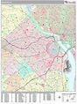 Arlington Virginia Wall Map (Premium Style) by MarketMAPS
