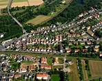 Luftbild Lollar - Wohngebiet der Mehrfamilienhaussiedlung in Lollar im ...