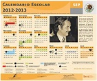 CALENDARIO ESCOLAR 2012-2013