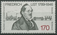 Bund 1989 Eisenbahn Friedrich List 1429 postfrisch - Briefmarken Dr ...