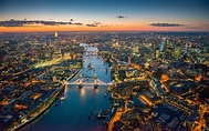 Aerial Photographs Of The London River Thames Above Hd Wallpaper ...