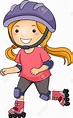 7+ Roller Skating Clipart - Preview : Little Girl Rolle | HDClipartAll