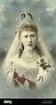 Mavra (Princess Elisabeth of Saxe-Altenburg) in her wedding costume ...