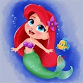 Ariel and Flounder - The Little Mermaid by @artistsncoffeeshops on ...