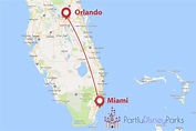 Como ir de Miami para Orlando e Orlando a Miami