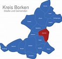 Kreis Borken interaktive Landkarte | Image-maps.de