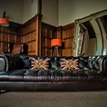 F50-1350 JOHN LEWIS TETRAD DRUMMOND ESPRESSO BROWN LEATHER CHESTERFIELD ...