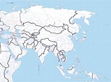 Mapa de Asia en Blanco ~ Online Map
