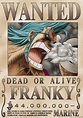 ONE PIECE WANTED: Dead or Alive Poster: Franky ( Official Licensed ...