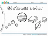 Sistema Solar para Niños. Material GRATIS para Aprender los Planetas.