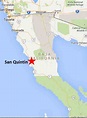San Quintin Mexico Map - Tourist Map Of English