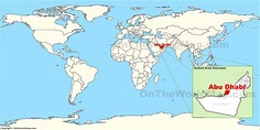 Abu Dhabi on the World Map - Ontheworldmap.com