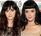 Zooey Deschanel vs. Katy Perry - Photos - Mirror images: Celebrity look ...