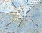 K2: The American North Ridge Expedition, on MountainZone.com: Map of ...