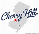 Map of Cherry Hill, NJ, New Jersey