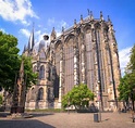 Catedral De Aquisgrán, Alemania Imagen de archivo - Imagen de catedral ...