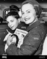 Actress Olivia De Havilland and her son, Benjamin Goodrich, 13, are ...